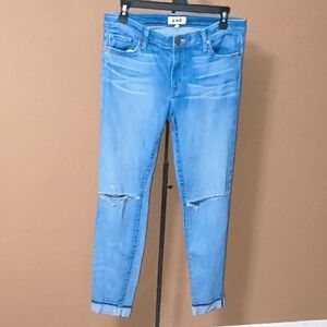 AND Slouchy Ciggie 350 Wears Women's Distressed Jeans Size 30